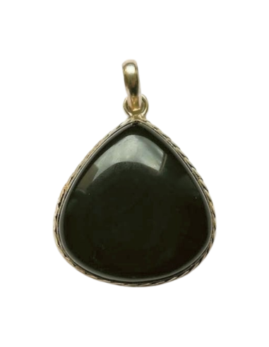 photo d'un pendentif Obsidienne larme d'apache