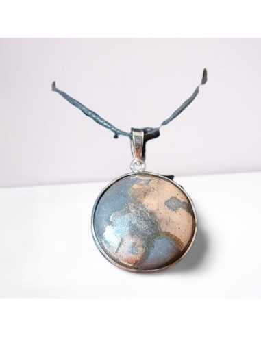 photo d'un pendentif en Pyrite gold apache