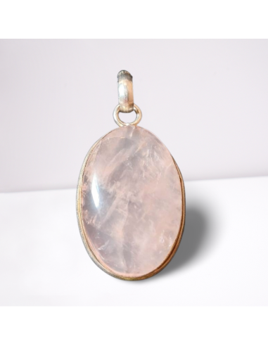 photo d'un pendentif en Quartz rose