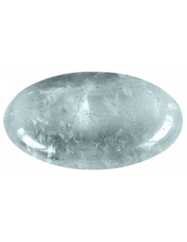 Photo de Cristal de roche en Pierre roulée 1/2 cm - qualité A - Encens.fr - Boutique ésotérique en ligne - vente de Cristal de r