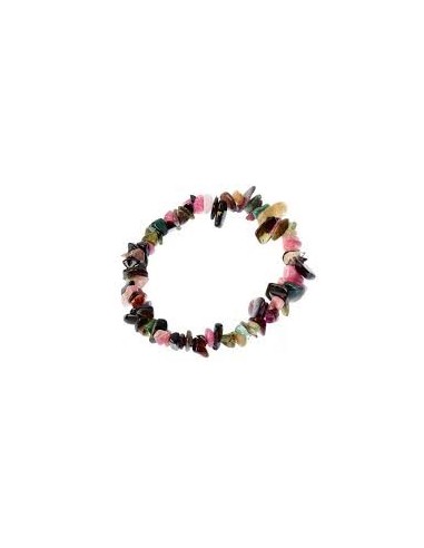 Bracelet baroque en tourmaline multicolore